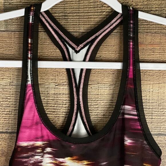 Lululemon Cool Racerback Shine On Tank Top Pigment Wind Berry Rumble Size 4 - Picture 2 of 11